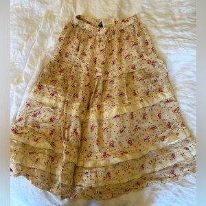 Floral Vintage/Thrifted Comme Des Garçons Skirt (Size XS/S)